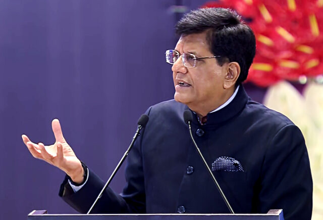 Piyush Goyal addresses at the Bharat Mobility Global Expo 2025