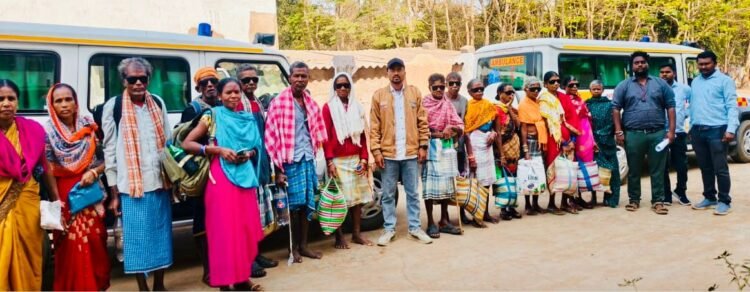 नियद नेल्लानार गांवों के 14 ग्रामीणों के जीवन में आई रोशनी,मोतियाबिंद का हुआ सफल ऑपरेशन