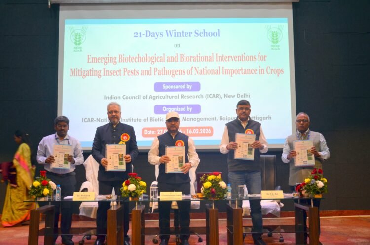 आई.सी.ए.आर. – एन.आई.बी.एस.एम., रायपुर में 21-दिवसीय शीतकालीन विद्यालय प्रशिक्षण कार्यक्रम का भव्य शुभारंभ