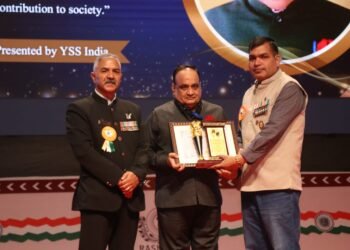 पत्रकार जगत के कोहिनूर वर्तमान के श्रवण कुमार पारस जैन “पार्श्वमणि” पत्रकार राष्ट्रीय गौरव पुरस्कार 2026 से सम्मानित