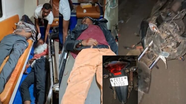 खड़ी ट्रक से टकराई बाइक, तीन युवकों की मौके पर मौत