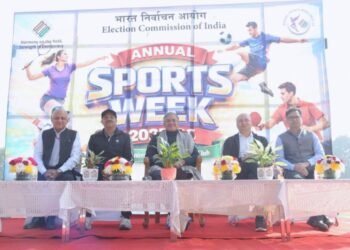 भारतीय निर्वाचन आयोग (ECI) ने वार्षिक खेल सप्ताह 2026 का शुभारंभ किया