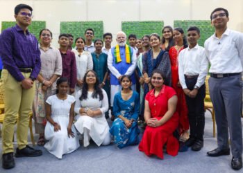 प्रधानमंत्री नरेन्द्र मोदी ने परीक्षा पे चर्चा 2026 के दूसरे एपिसोड में कोयम्बत्तूर, छत्तीसगढ़, गुजरात और असम के छात्रों के साथ अपनी बातचीत की झलकियां साझा कीं