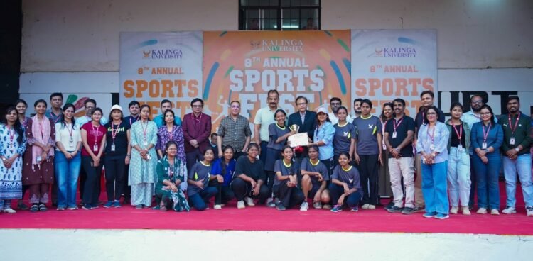 कलिंगा विश्वविद्यालय में 8वां वार्षिक खेल महोत्सव 2026 सफलतापूर्वक संपन्न