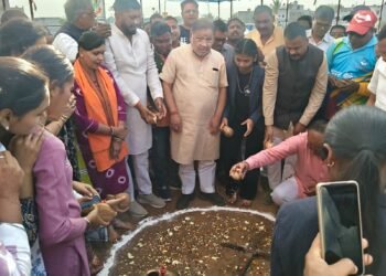 विधायक सुनील सोनी ने लगभग 52 लाख के विकास कार्यों का  किया भूमिपूजन