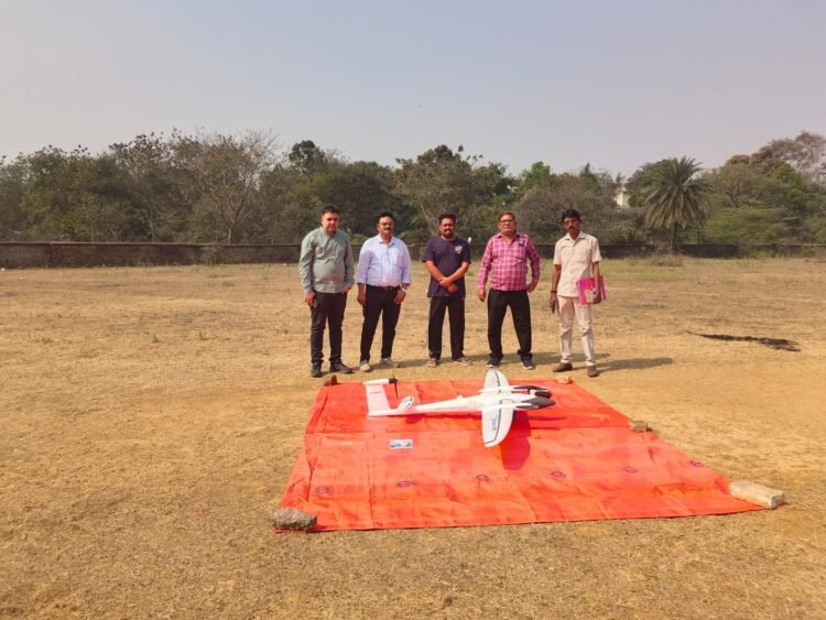 ​नगर पालिक निगम, भिलाई के जोन-5 में ड्रोन से संपत्तियों का सर्वे शुरू