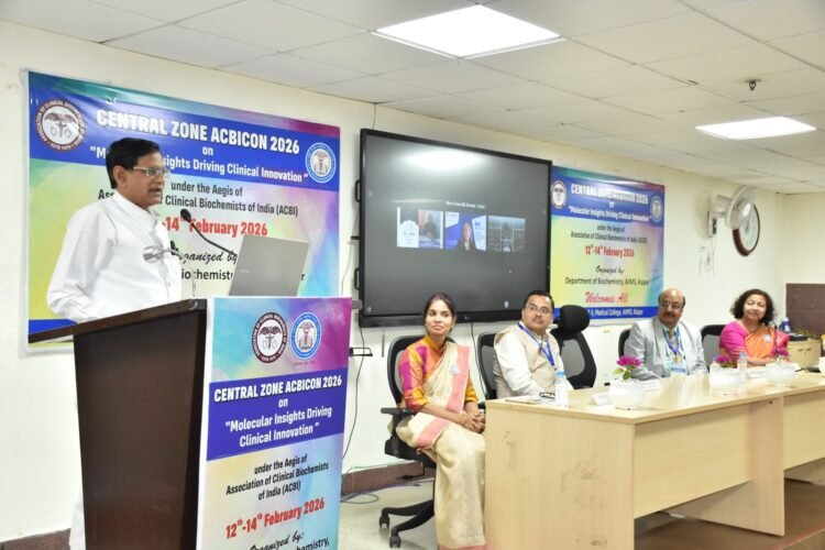 एम्स रायपुर में CZACBICON 2026 का सफल आयोजन, आणविक अनुसंधान एवं नैदानिक नवाचार पर विशेष बल