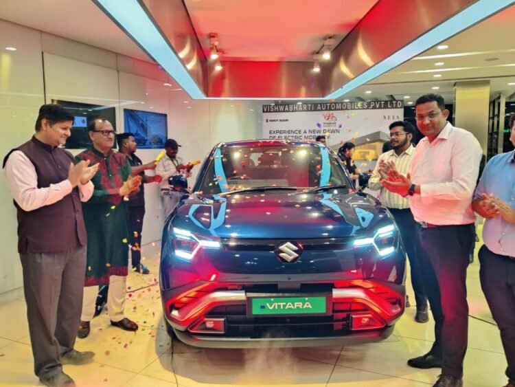 मारुति सुज़ुकी की पहली इलेक्ट्रिक SUV “ई-विटारा” का भव्य शुभारंभ – विश्वभारती ऑटोमोबाइल्स, विधानसभा रोड में नई इलेक्ट्रिक क्रांति की शुरुआत