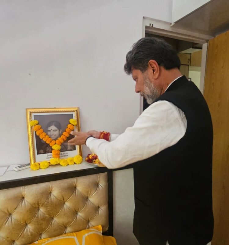 भाजपा प्रदेश अध्यक्ष देव ने रत्ना लामा को श्रद्धांजलि दी