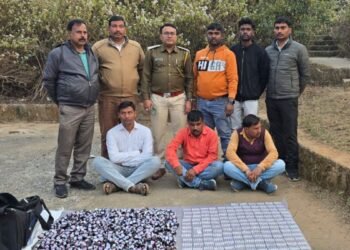 नशे के अवैध कारोबार के खिलाफ पर बड़ी कार्रवाई,1500 नग नशीले इंजेक्शन जब्त किया,3 आरोपी गिरफ्तार