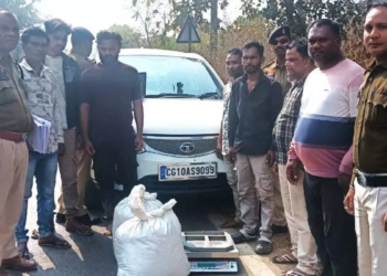 4 अंतरराज्यीय तस्करो से लाखों का गांजा जब्त