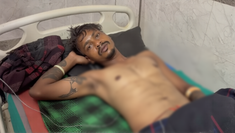 पेट्रोल डालकर युवक को जिंदा जलाने का प्रयास, तालाब में कूदकर बचाई जान