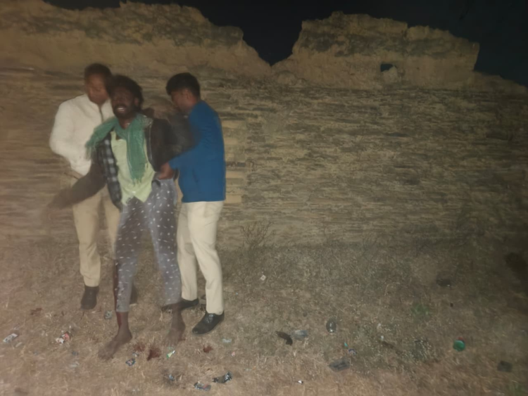 जांजगीर में पहला एनकाउंटर, पैर में गोली लगने से घायल बदमाश गिरफ्तार