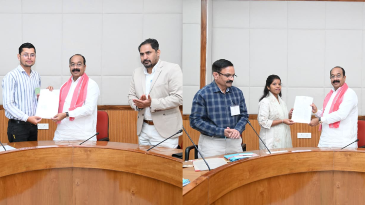 उप मुख्यमंत्री ने केमिस्ट के पद पर चयनितों को सौंपे नियुक्ति पत्र,कहा-स्वच्छ और सुरक्षित पेयजल उपलब्ध कराने लोक स्वास्थ्य यांत्रिकी विभाग प्रतिबद्ध