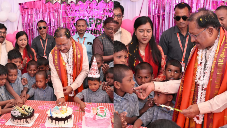 बच्चों के चेहरों की मुस्कान बना मुख्यमंत्री साय के जन्मदिन का सबसे बड़ा उपहार