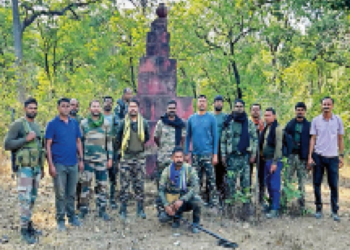 पल्सेगुंडी में नक्सलियों का कैंप जवानों ने ध्वस्त किया