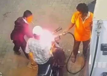 रायपुर के संगीता फ्यूल्स पर नशे में धुत ग्राहक ने आग लगाने की कोशिश