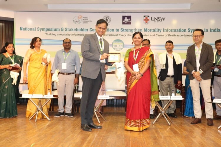 भारत की मृत्यु सूचना प्रणाली सुदृढ़ीकरण पर राष्ट्रीय संगोष्ठी एवं परामर्श बैठक में एम्स रायपुर की प्रभावी सहभागिता