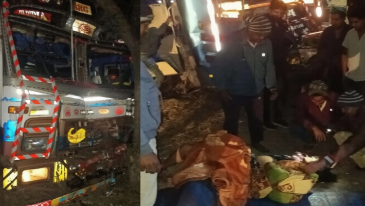 श्रद्धालुओं से भरी बस ट्रक से टकराई, एक की मौत