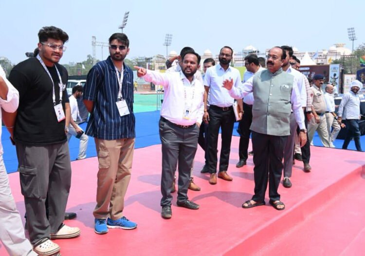 उप मुख्यमंत्री अरुण साव ने खेलो इंडिया ट्राइबल गेम्स के शुभारंभ एवं खेल स्थल का निरीक्षण कर तैयारियों का लिया जायजा