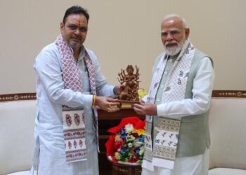 प्रधानमंत्री मोदी से मिले राजस्थान के सीएम भजनलाल शर्मा