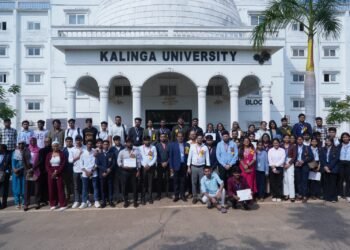 कलिंगा विश्वविद्यालय द्वारा “फार्मास्यूटिकल एवं संबद्ध विज्ञानों के अग्रिम क्षेत्र: सतत एवं समान स्वास्थ्य सेवा के लिए नवाचार को प्रभाव में बदलना” विषय पर दो दिवसीय अंतरराष्ट्रीय सम्मेलन का आयोजन