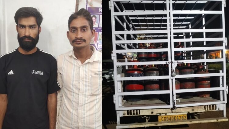 गैस संकट में मुनाफाखोरी! 45 सिलेंडर के साथ दो आरोपी गिरफ्तार
