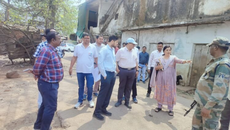 ​अवंती बाई चौक से शीतला कॉम्प्लेक्स तक बनेगी भव्य कैनाल रोड, कलेक्टर ने किया निरीक्षण