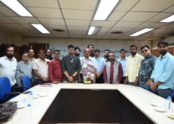 छत्तीसगढ़ के मीडिया दल ने इंदौर में आईसीएआर- भारतीय सोयाबीन अनुसंधान संस्थान का भ्रमण किया