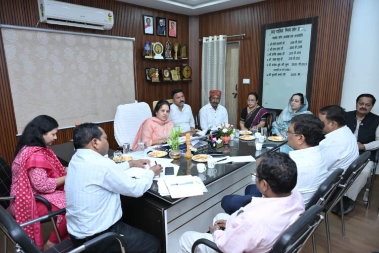 वार्डों में जल समस्याओं पर फोकस, महापौर मीनल चौबे ने अधिकारियों को दिए निर्देश