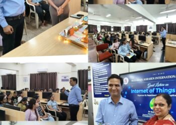 ’’नई तकनीक इंटरनेट ऑफ थिंग्स से विद्यार्थियों को किया गया अवगत’’