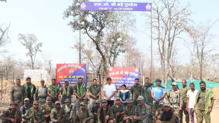 नक्सल इलाके में सुरक्षा बलों की बड़ी बढ़त, बीजापुर के बड़े गुण्डेम में नया सुरक्षा कैम्प स्थापित