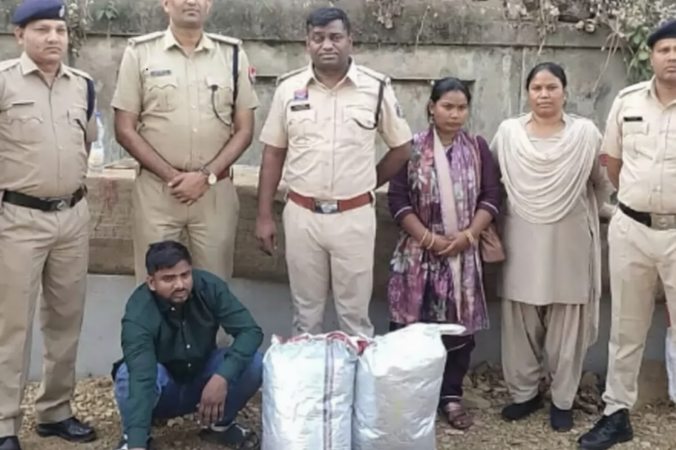 रायपुर में 13 किलो से ज्यादा गांजा जब्त, महिला समेत दो आरोपी गिरफ्तार