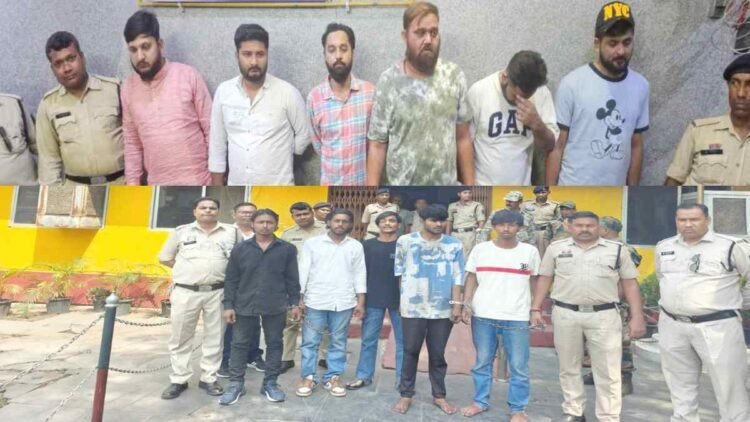 जीरो टॉलरेंस पर एक्शन: चाकूबाजी, पत्थरबाजी और तलवारबाजी के 12 आरोपी गिरफ्तार