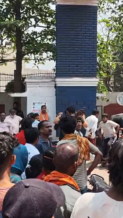 भिलाई में गैस एजेंसी में बाउंसरों की दबंगई, ग्राहक से मारपीट का वीडियो वायरल