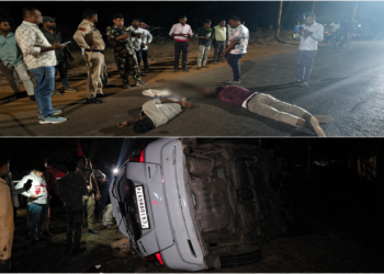 छत्तीसगढ़ में दो सड़क हादसे: बालोद में एक की मौत, बिलासपुर में कार पलटी-कई घायल