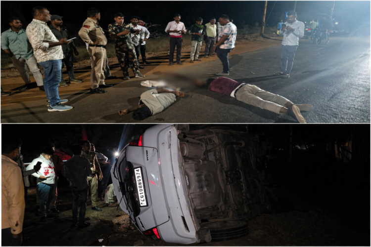छत्तीसगढ़ में दो सड़क हादसे: बालोद में एक की मौत, बिलासपुर में कार पलटी-कई घायल