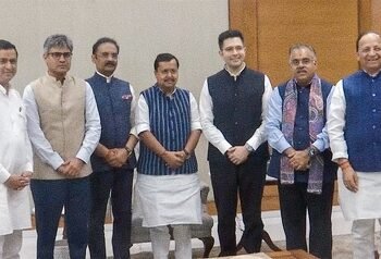 BREAKING: AAP को बड़ा झटका: राघव चड्डा समेत 7 सांसदों ने थामा BJP का दामन,नितिन नबीन ने किया स्वागत