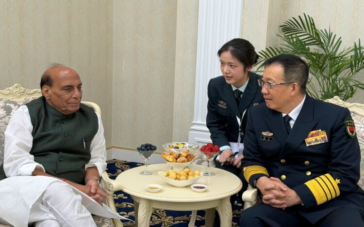 बिश्केक में राजनाथ सिंह और चीनी रक्षा मंत्री की अहम मुलाकात, क्षेत्रीय सुरक्षा पर चर्चा