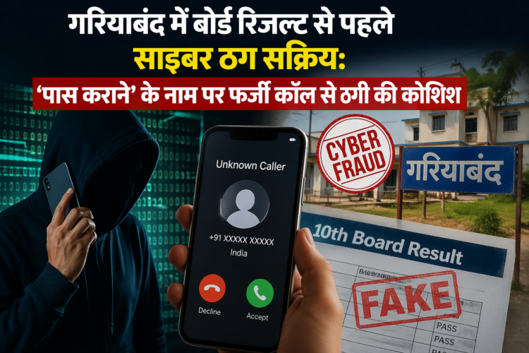 गरियाबंद में बोर्ड रिजल्ट से पहले साइबर ठग सक्रिय: ‘पास कराने’ के नाम पर फर्जी कॉल से ठगी की कोशिश