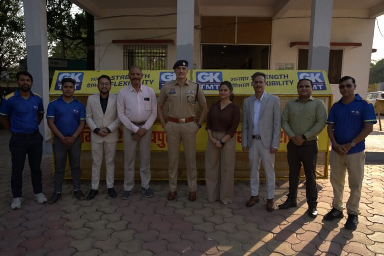 जीके टीएमटी का CSR पहल: रायपुर ट्रैफिक व्यवस्था को मिला सहयोग