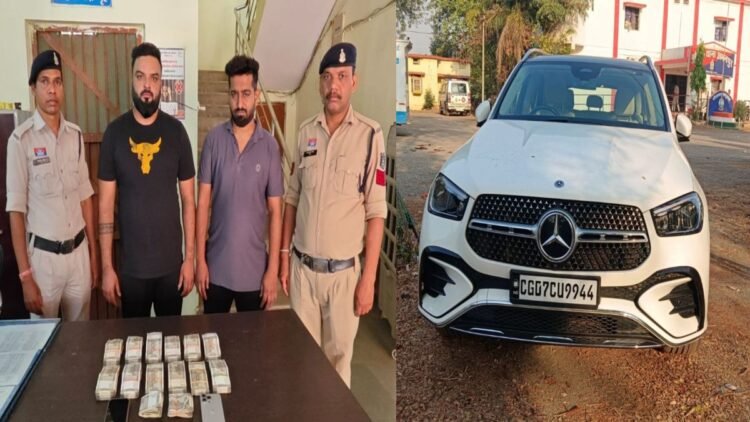 हाई-प्रोफाइल जुआ अड्डे पर पुलिस रेड, 6 लाख कैश और मर्सिडीज जब्त