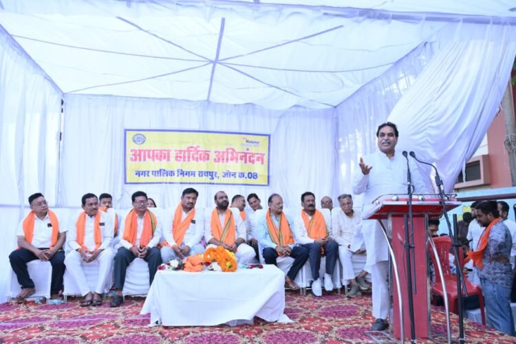 रायपुर में 48 लाख के विकास कार्यों का भूमिपूजन, विधायक राजेश मूणत ने दी सौगात