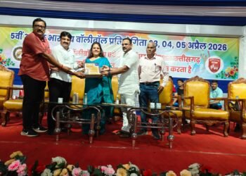 रायपुर में 5वीं अखिल भारतीय वॉलीबॉल स्पर्धा, महापौर मीनल चौबे ने बढ़ाया खिलाड़ियों का उत्साह