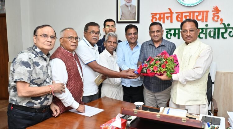 छतीसगढ विपश्यना ट्रस्ट  रायपुर ने मुख्यमंत्री का जताया आभार