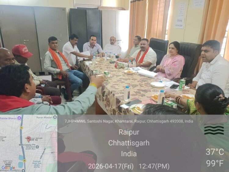 स्वच्छ सर्वेक्षण 2026 की तैयारी तेज, रायपुर निगम जोन-1 में समीक्षा बैठक