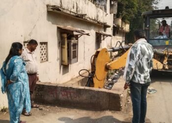 जनशिकायत पर त्वरित एक्शन: शंकर नगर में नाले की सफाई, निकास हुआ सुगम