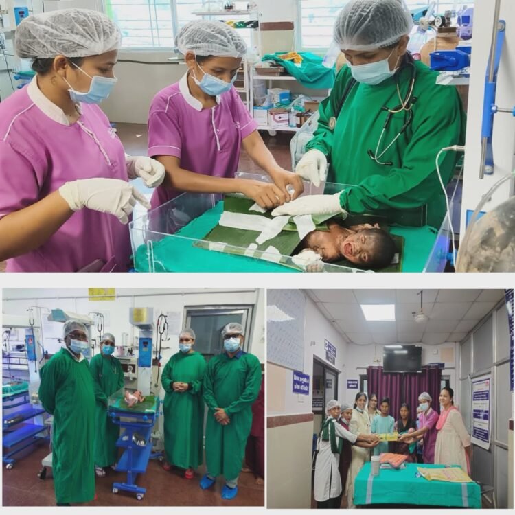 अत्यंत दुर्लभ बीमारी से जूझ रहे नवजात को बीजापुर जिला अस्पताल की SNCU में मिला नया जीवन