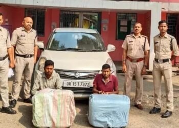 “ऑपरेशन आघात” में पुलिस को सफलता: ओडिशा से आ रहा 60 किलो गांजा पकड़ा