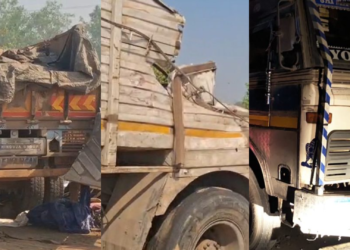 NH-30 पर मौत का मंजर, बस-ट्रक और हाईवा हादसे में कई घायल